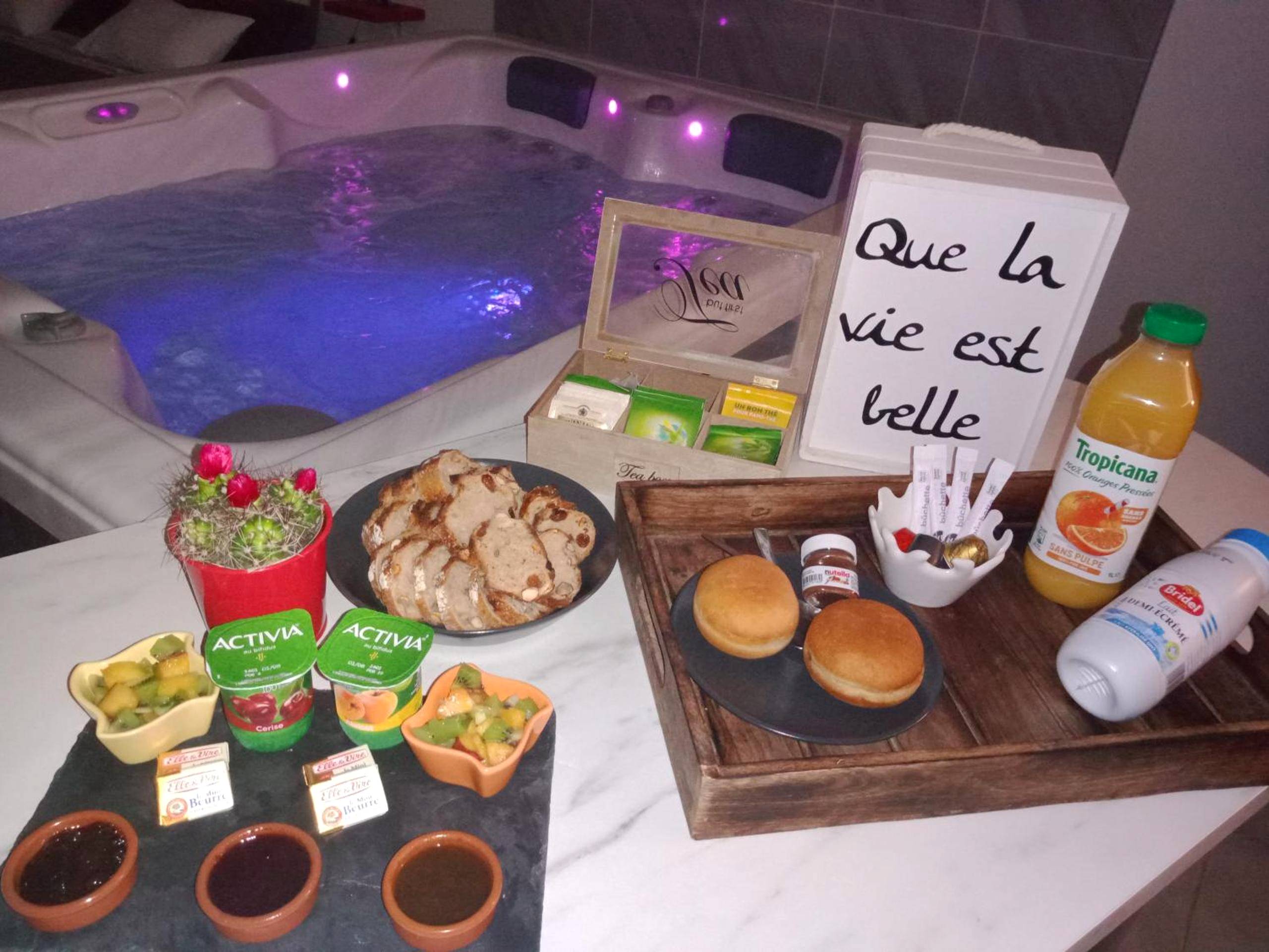 Photo du logement - Nuit romantique avec Jacuzzi SPA privatif proche TOULOUSE - Auterive