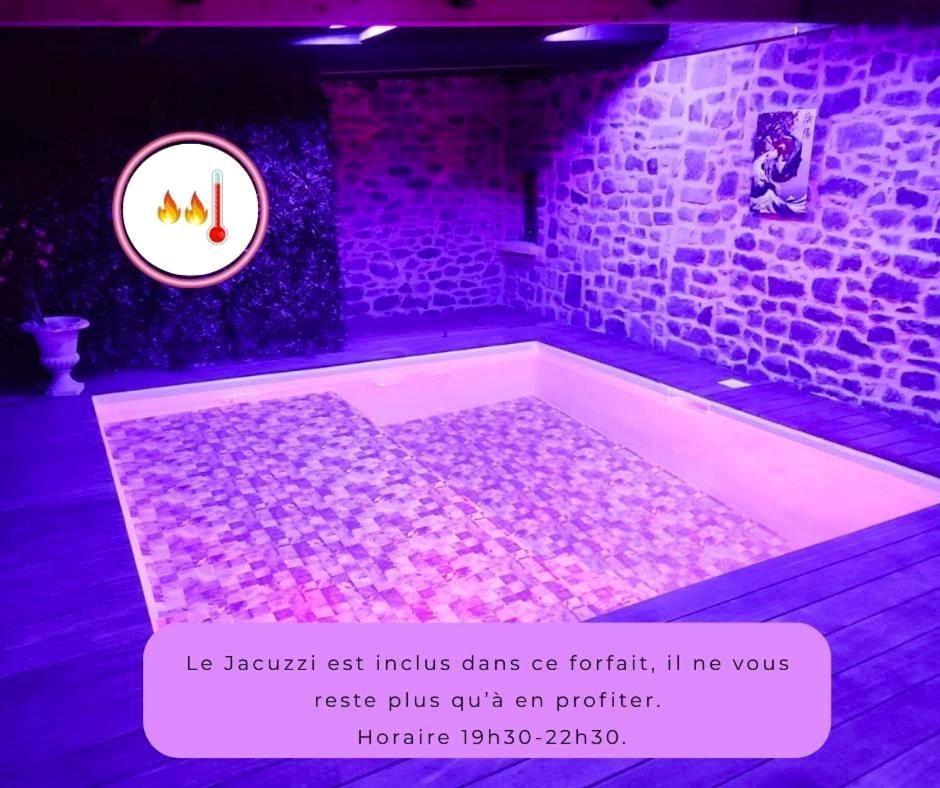 Vue interieure - Jacuzzi XXL avec Charme et Caractères de campagne