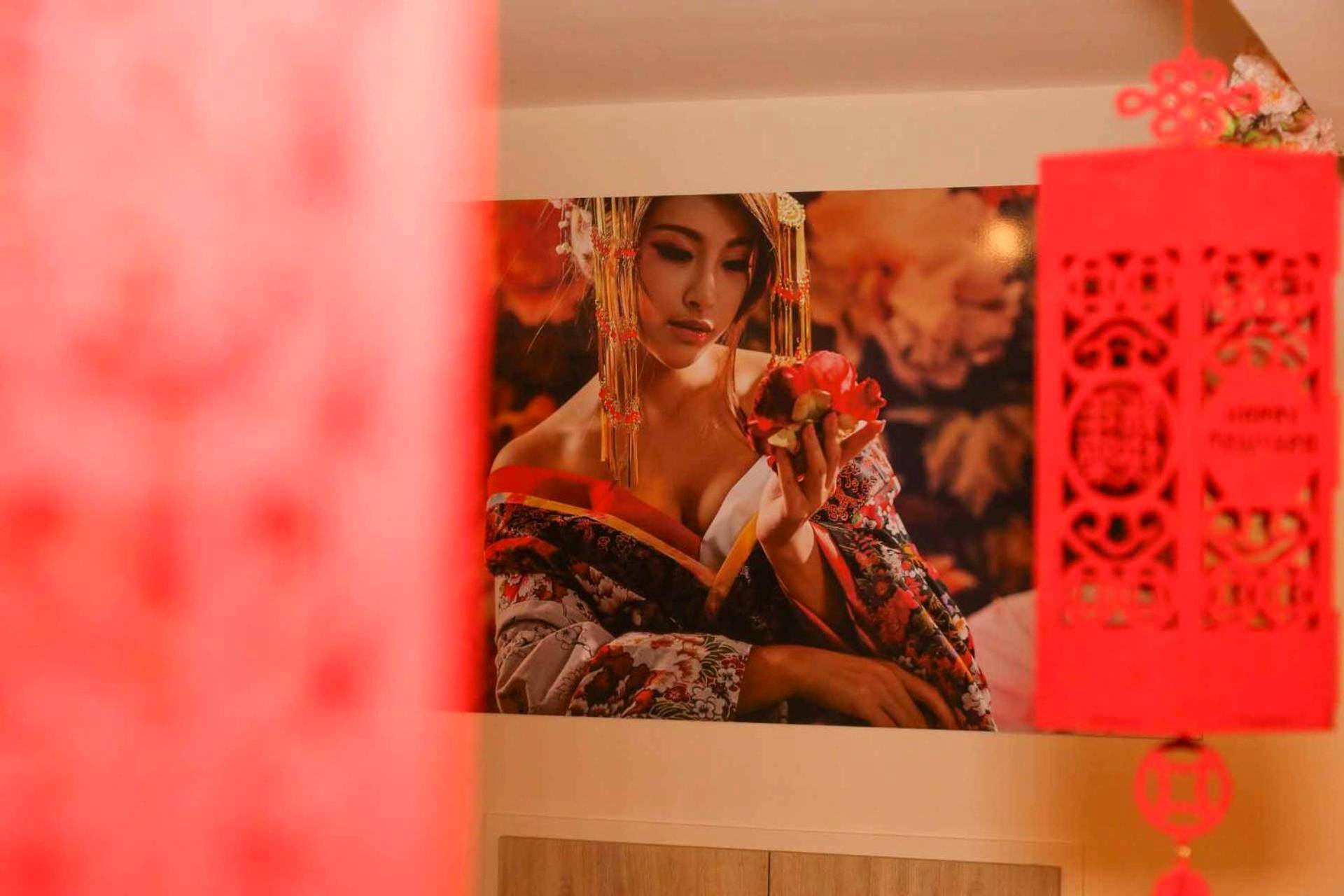 Photo du logement - Le Jade Rouge - Love Gîte Japonais en Normandie - Barenton