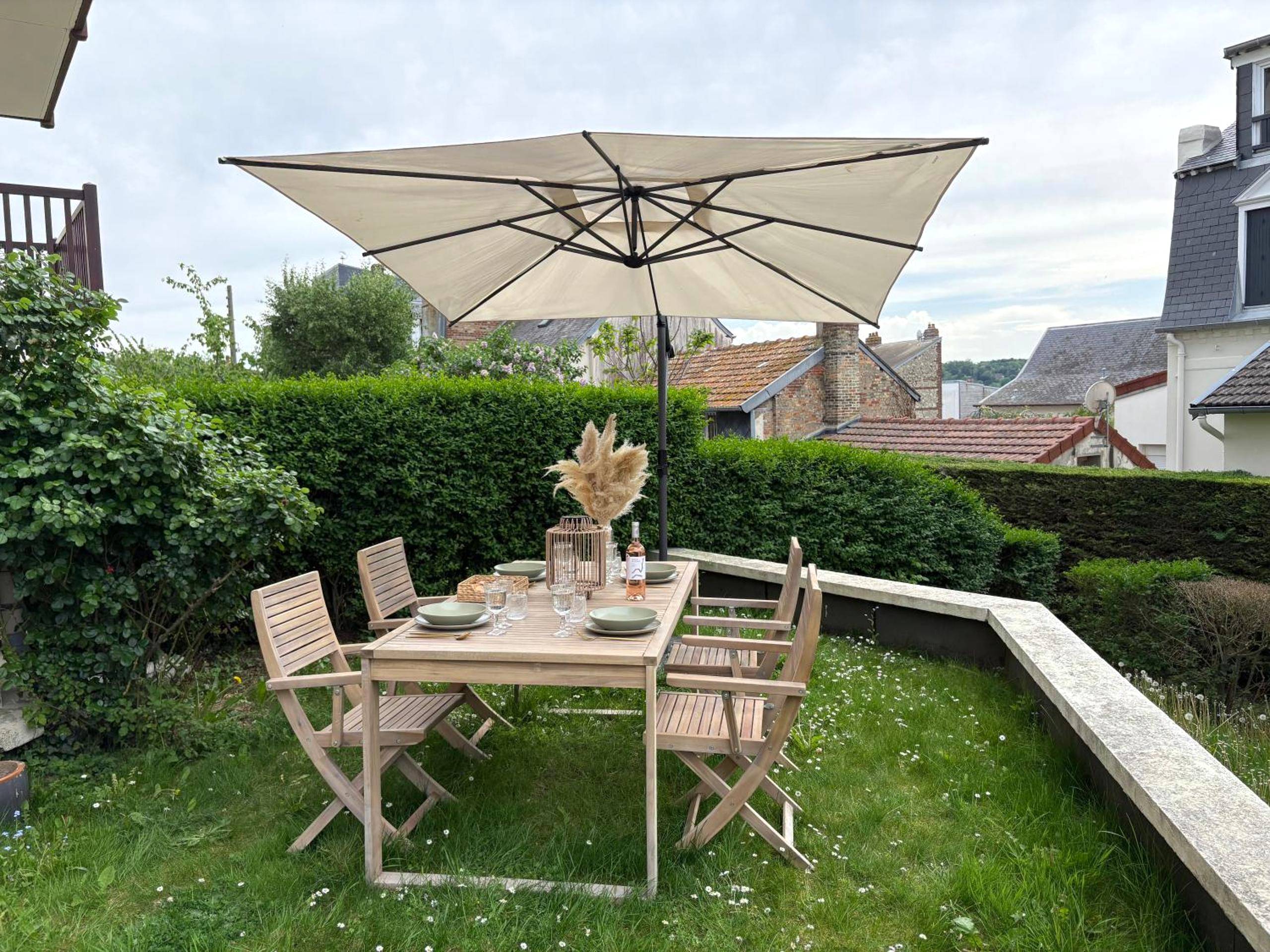 Vue du logement - Jardin d'Eden : Sauna, Balneo & Jardin privatif