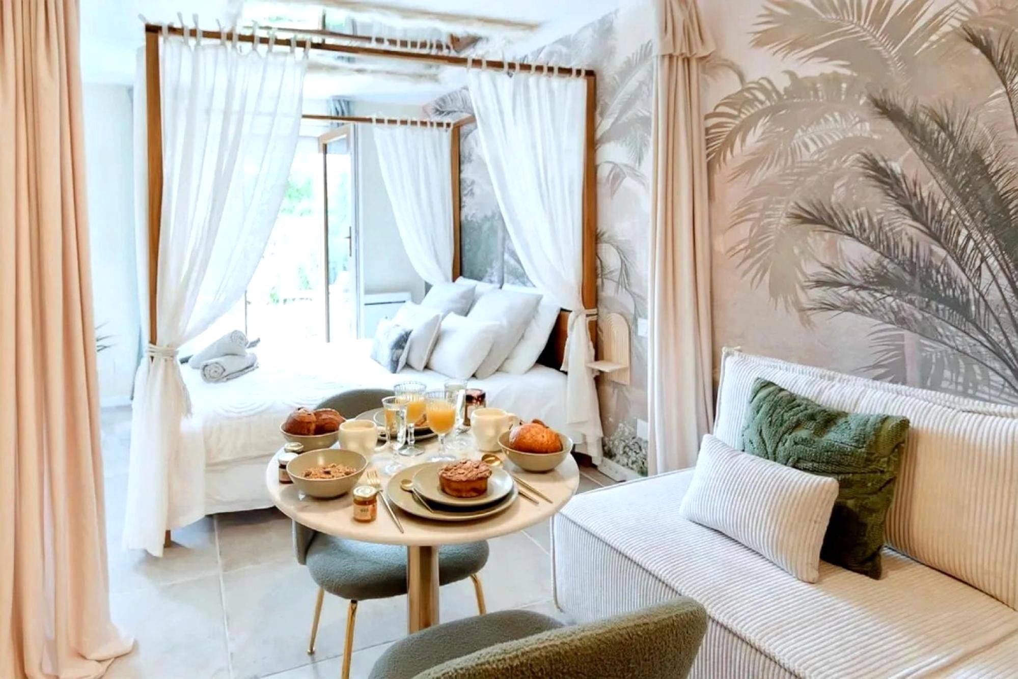 Vue du logement - Jardin d'Eden : Sauna, Balneo & Jardin privatif