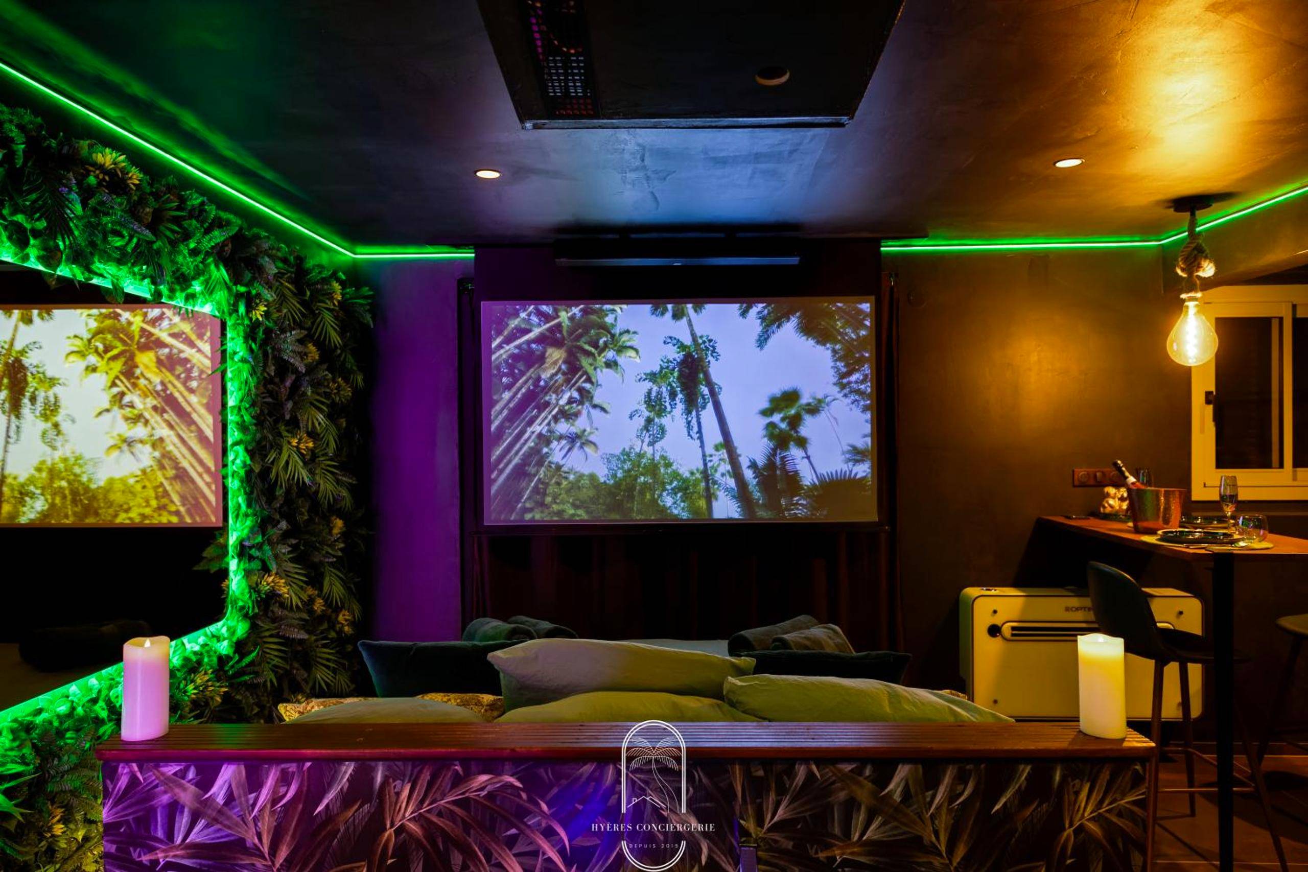 Detail du logement - Jungle Love Room Balnéo/cinéma By HC