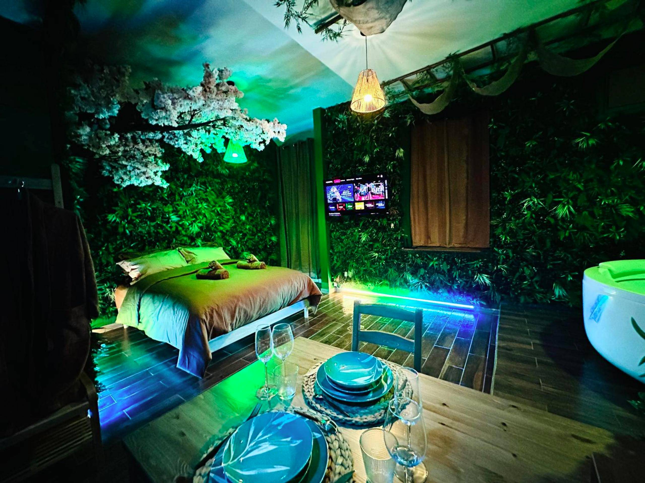 Photo du logement - JUNGLE SUITE - Jacuzzi - Centre - Clim by Narbana - Narbonne