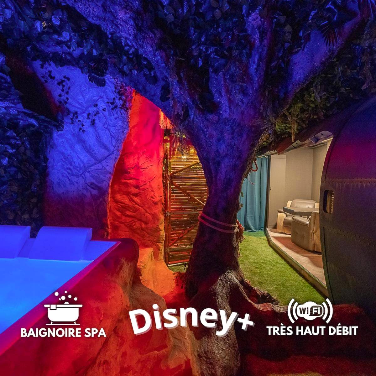 Vue du logement - Love Room Unieux - Jungle Crash Love Room