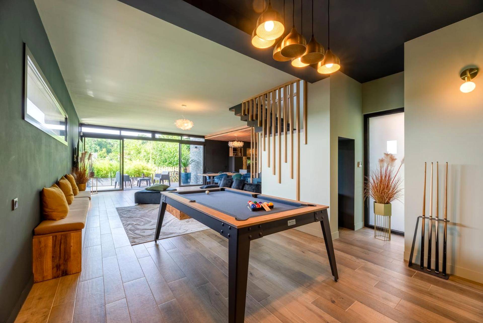 Espace de loisirs avec billard américain - La Kabann