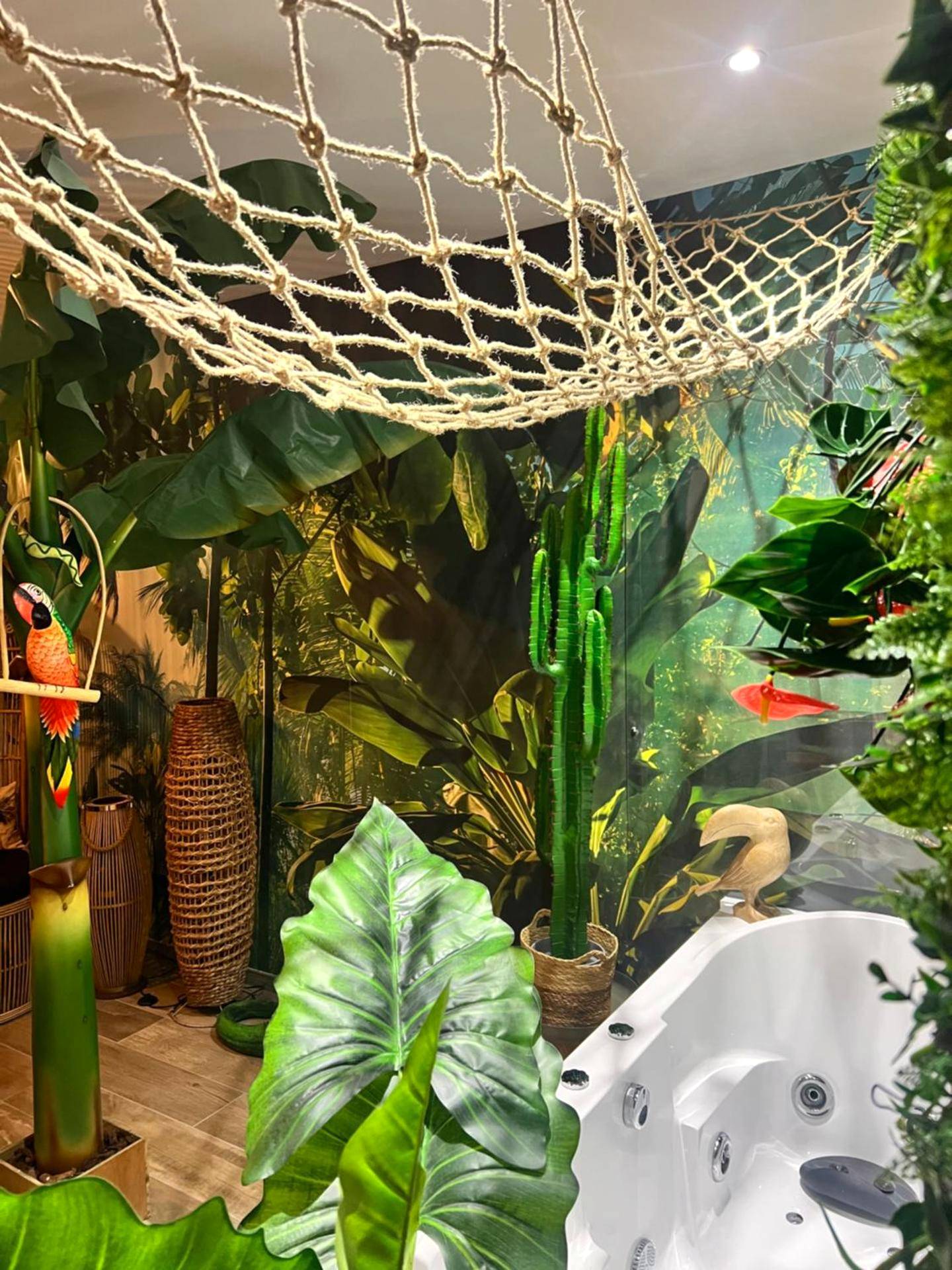 Vue interieure - Lodge de la Jungle avec Spa
