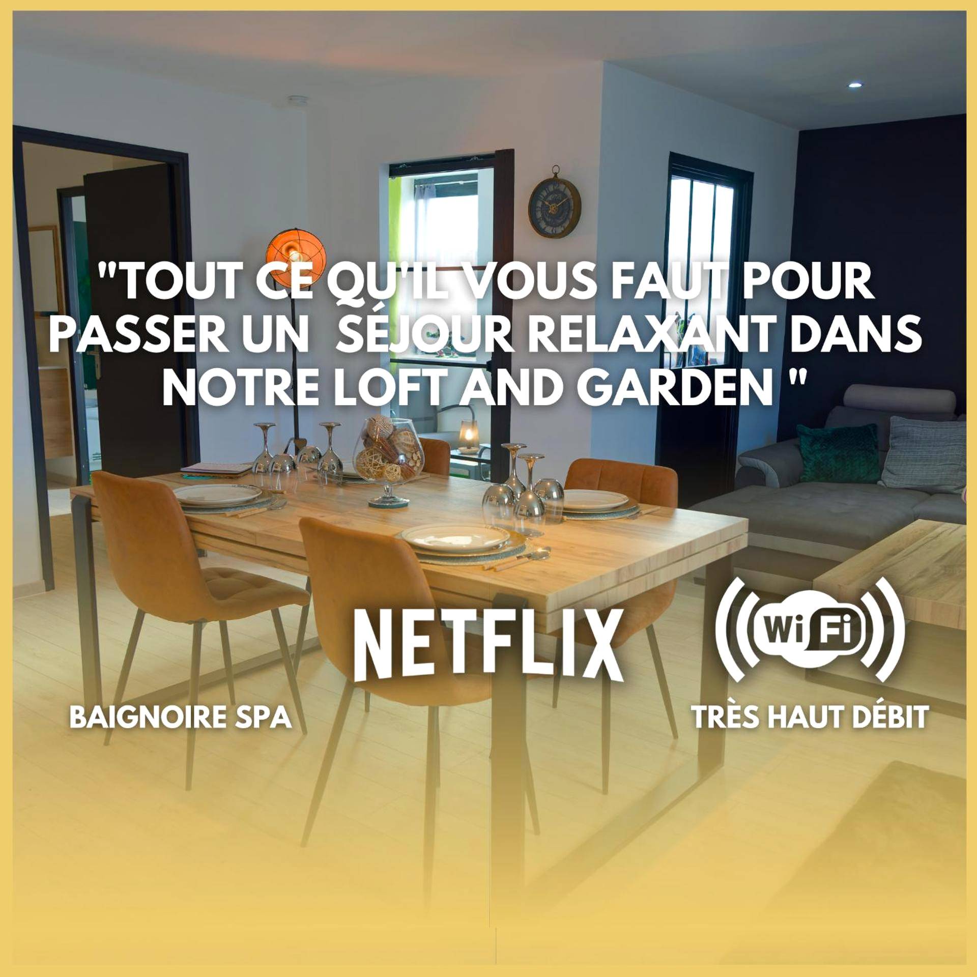 Vue du logement - Love Room Nancy - Suite Le Loft & Garden et Spa BY NANCYINTIMELOUNGE