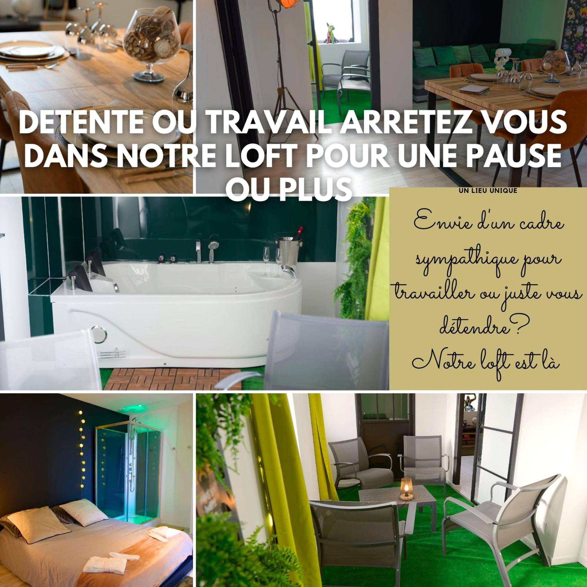 Vue du logement - Suite Le Loft & Garden et Spa BY NANCYINTIMELOUNGE