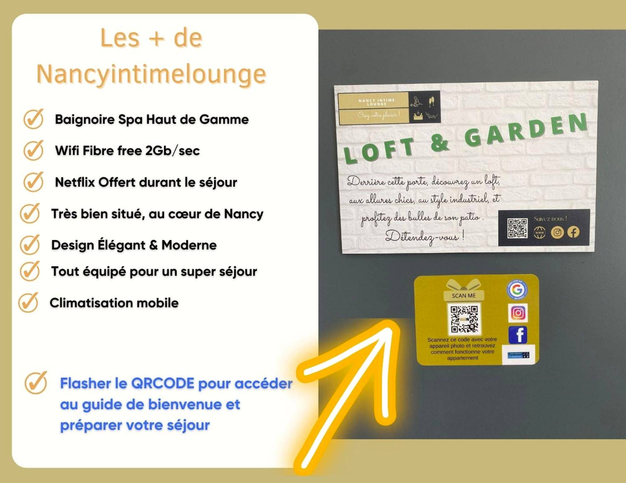 Vue du logement - Suite Le Loft & Garden et Spa BY NANCYINTIMELOUNGE