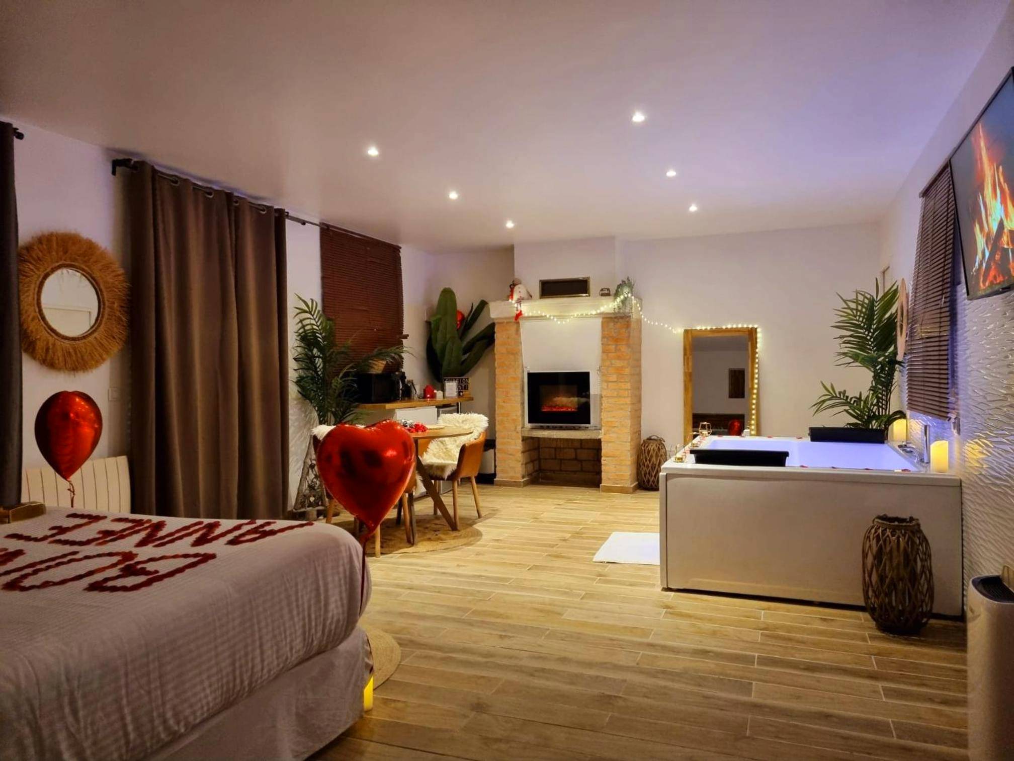 Photo du logement - loft avec jacuzzi et jardin privatif love room de luxe Paris idéal Saint Valentin