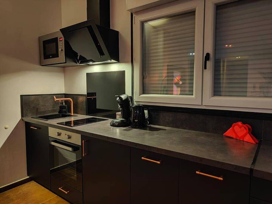 Vue interieure - Le Loft Lens : Jacuzzi - sauna - hammam