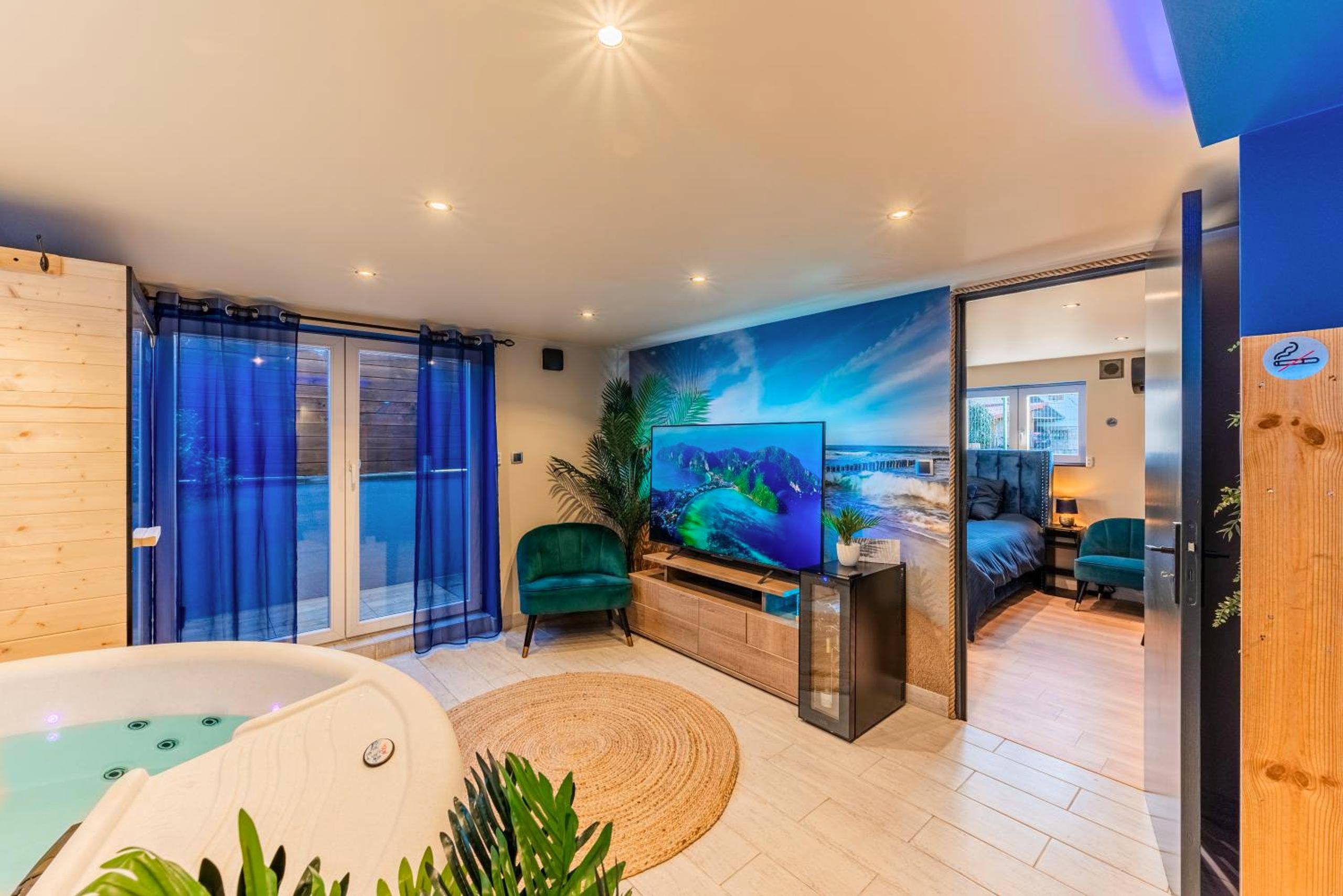 Photo du logement - Loft SPA privatif 2 - 4 pers - Jacuzzi & Sauna près de Strasbourg - Herrlisheim