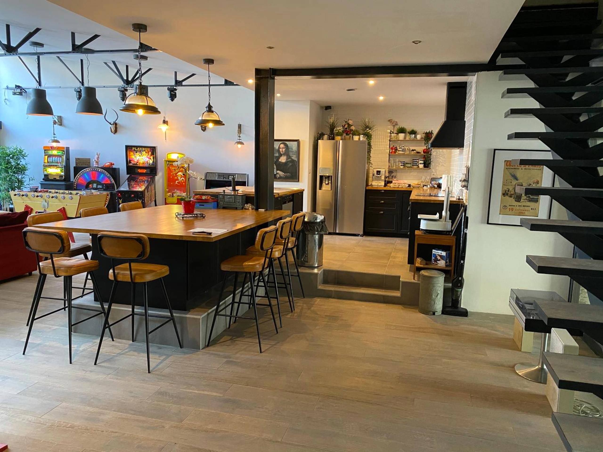 Photo du logement - Loft Spa Reims - fr 250m2 privatifs, piscine intérieure chauffée, spa et parking