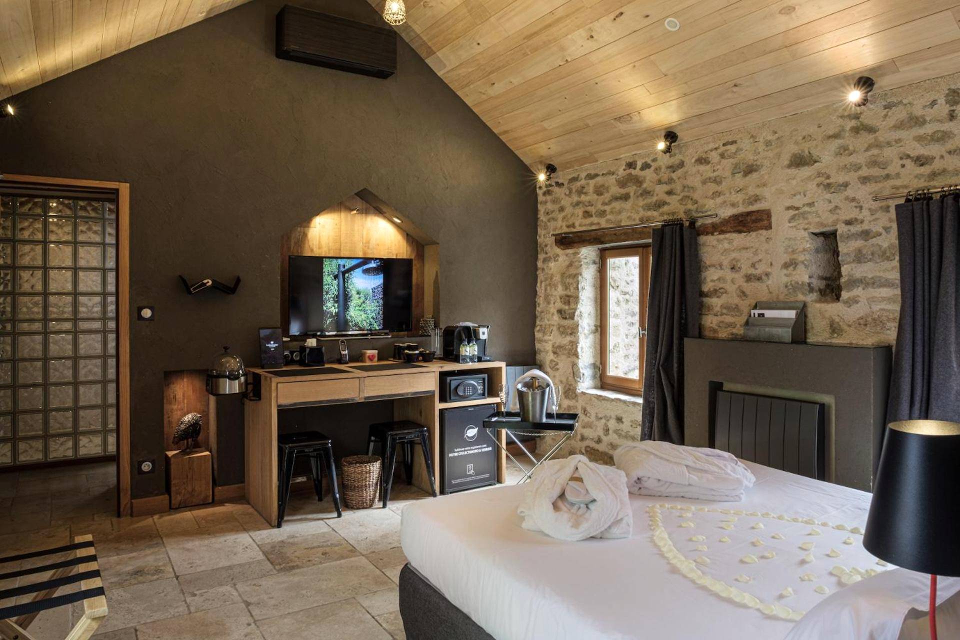 Vue interieure - Le Logis des Prés Verts Villa avec Jacuzzi Privatif