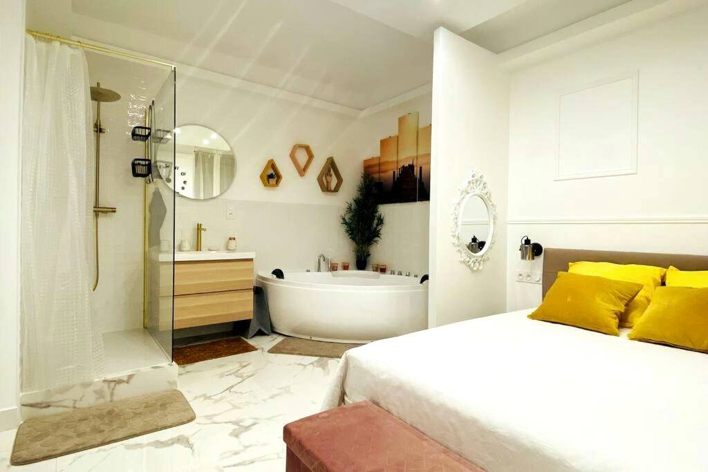 Photo du logement - LOTUS - Studio équipé, Balnéo, Wi - Fi, Hypercentre - Saint - Quentin