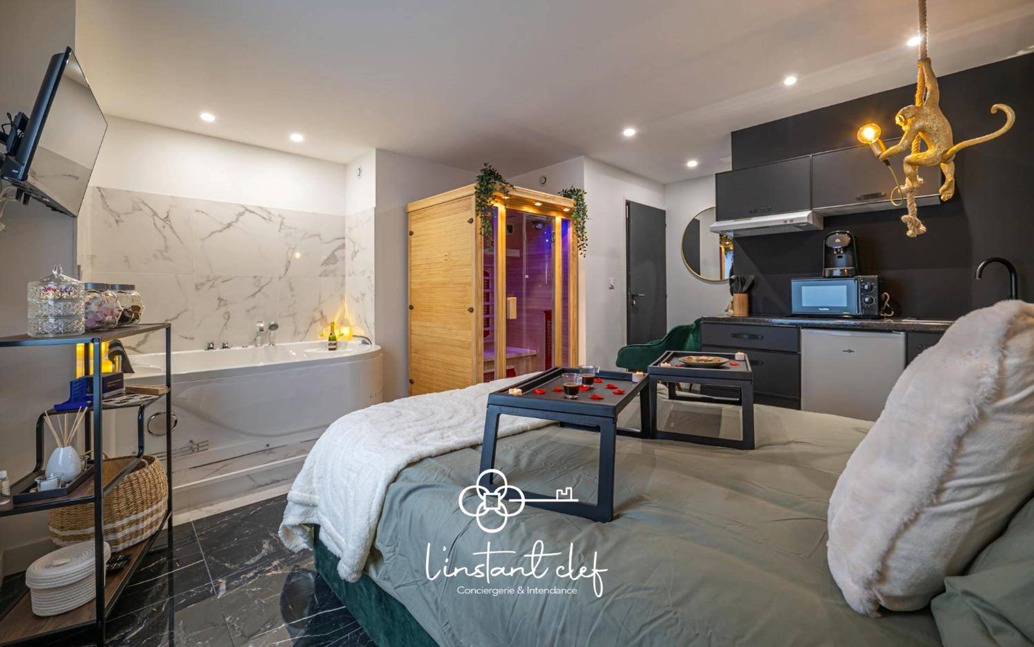 Photo du logement - Love au Mans - Sauna et Jacuzzi inclus