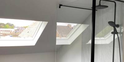 Douche à l'italienne avec vue sur les toits - Love Room