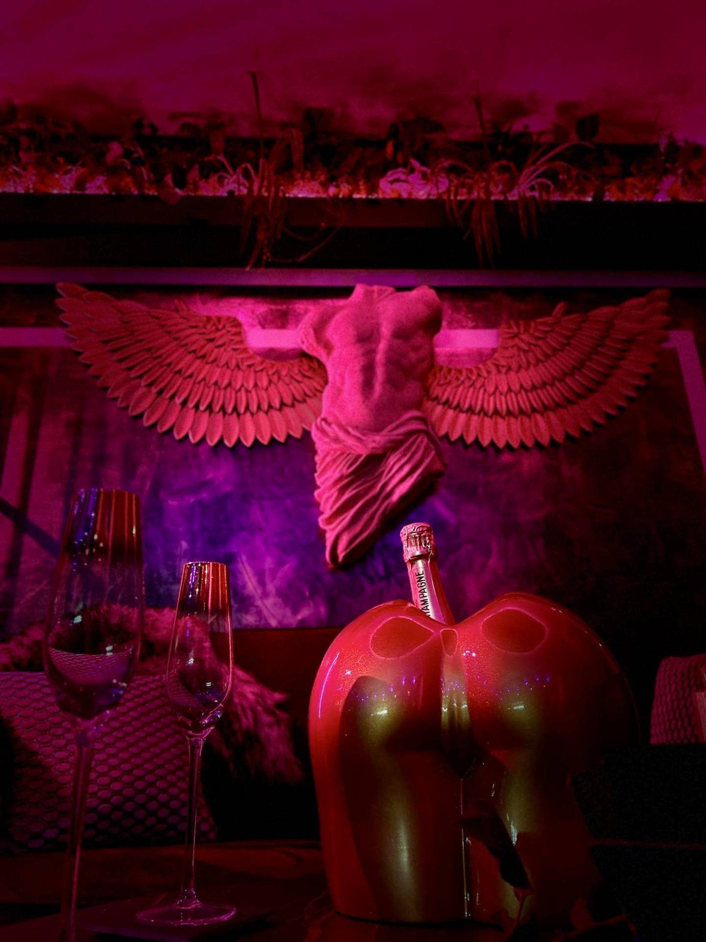 Vue interieure - Love & Sex Room: haut de gamme: avec SPA privatif