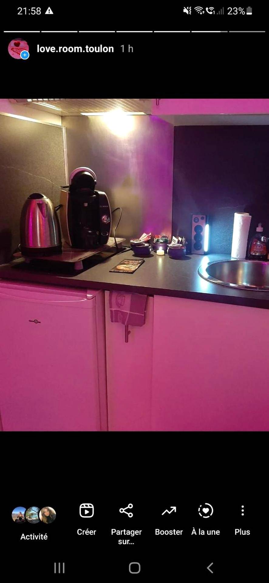 Photo du logement - la loveRomantique chez loveroomtoulon, parking et wifi gratuits - Toulon