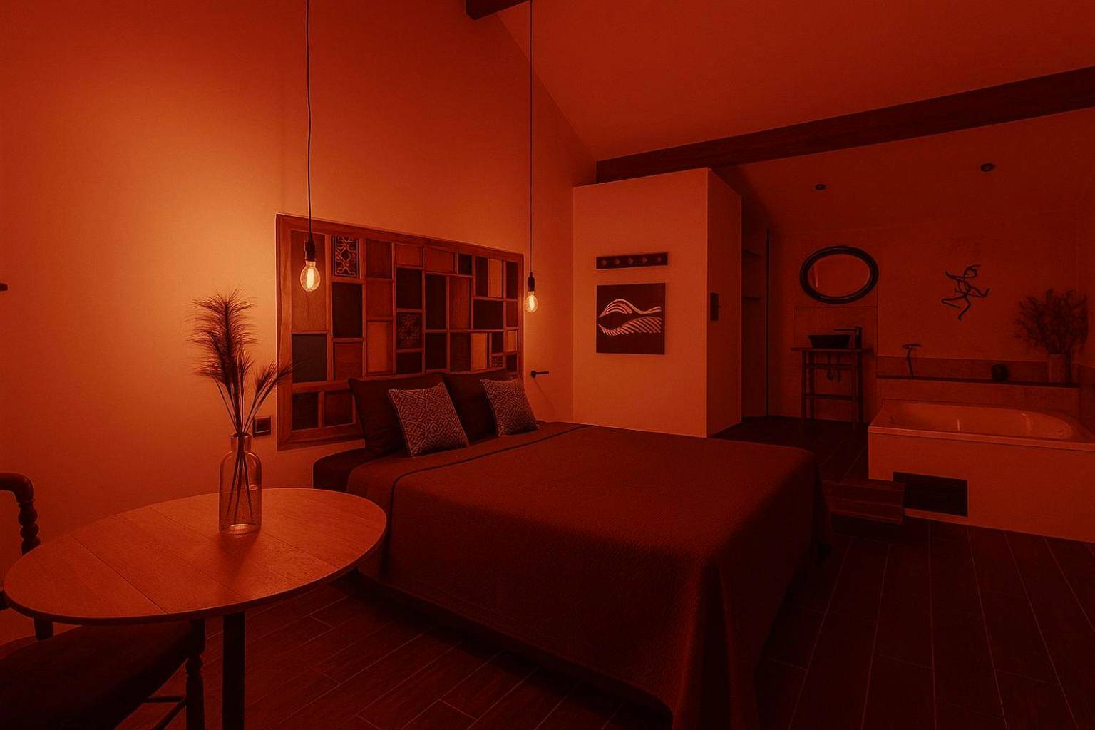 Photo du logement - Le Lovy , Studio indépendant avec Jacuzzi - Cubnezais