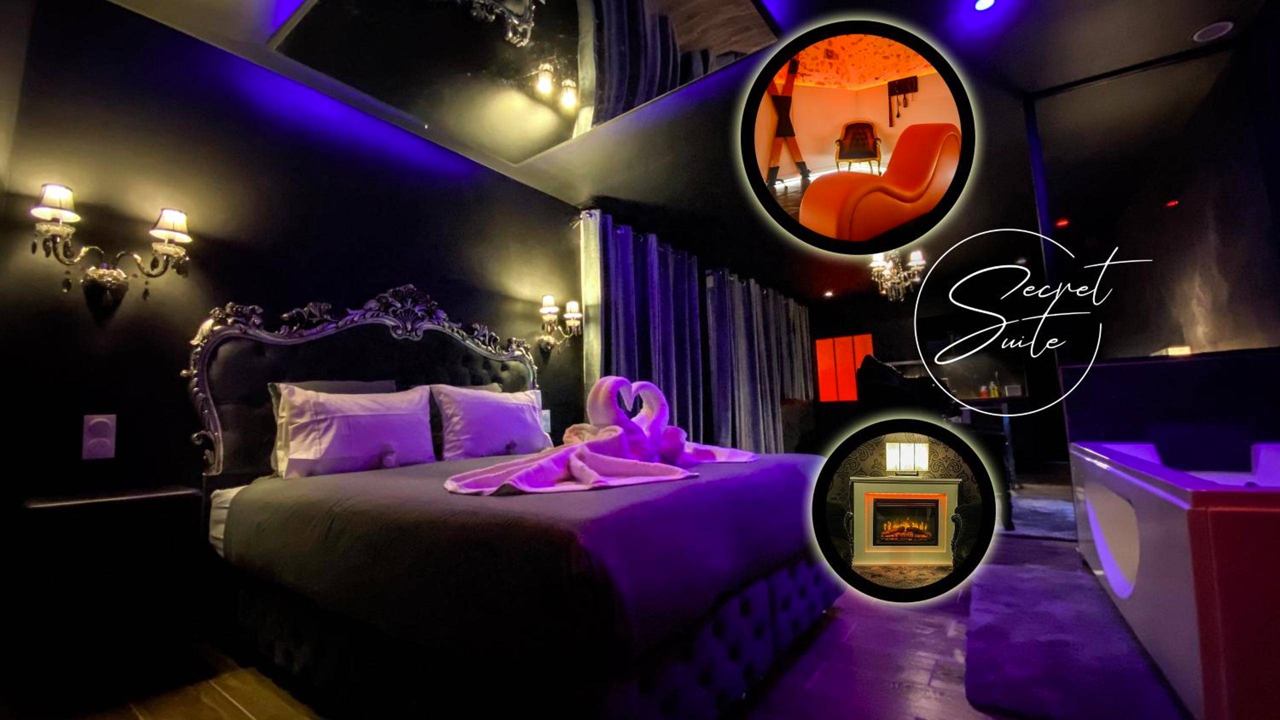 Vue du logement - Love Room Melun - NOUVEAU - LUXURE - Secret Suite - JACUZZI