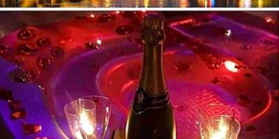 Jacuzzi avec champagne et pétales de rose - Séjour détente au cœur de MÂCON spa,ciné,bouteille offerte