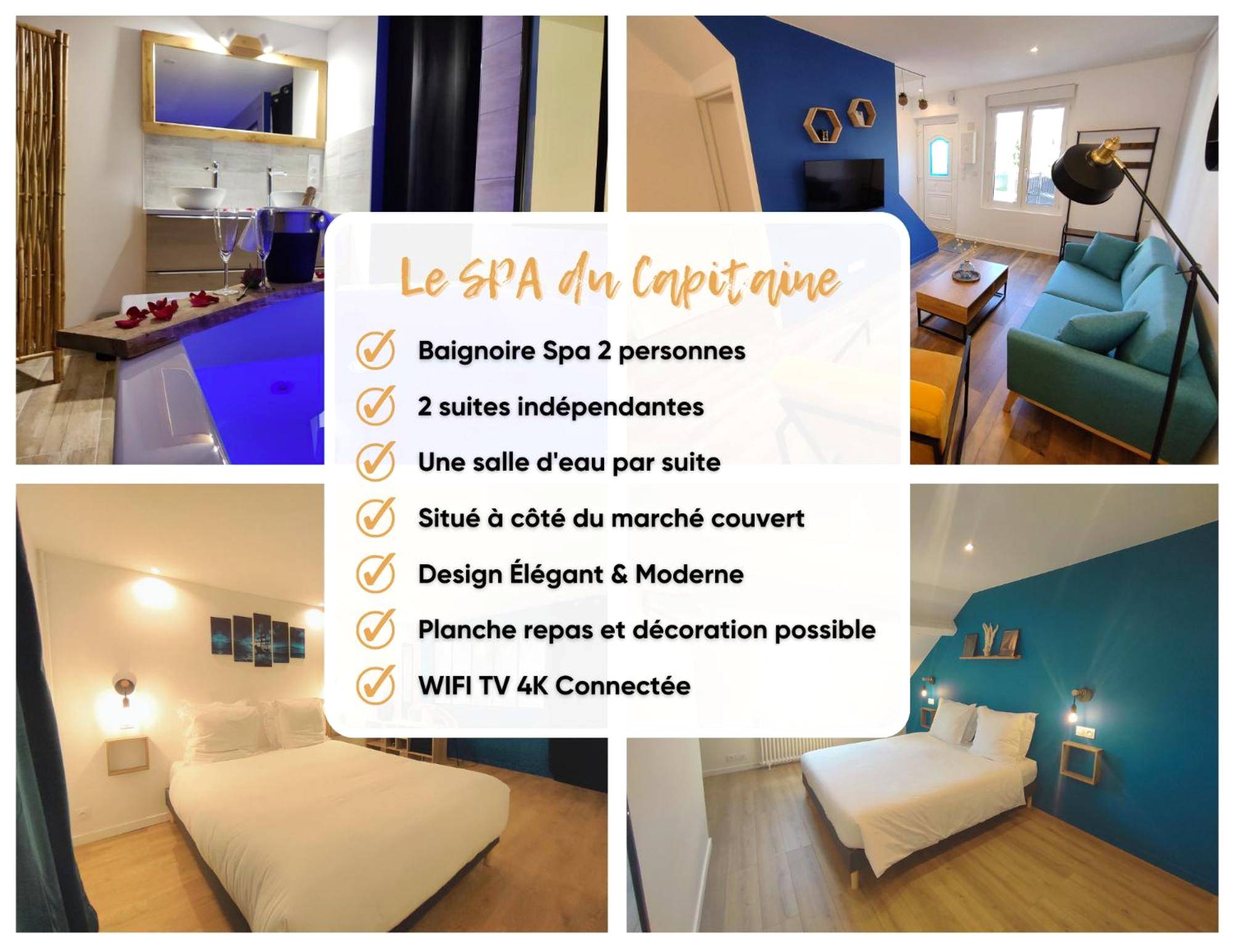 Photo du logement - Maison de ville, SPA Balnéo, 2 suites parentales