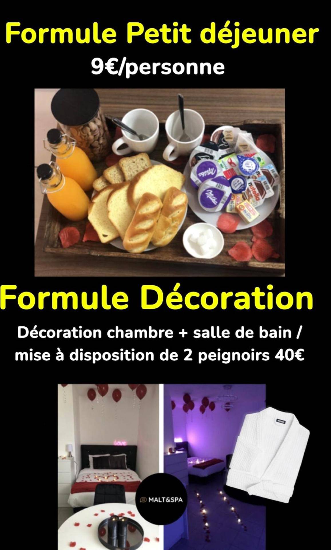 Photo du logement - Love room Malt&SPA jacuzzi privatif