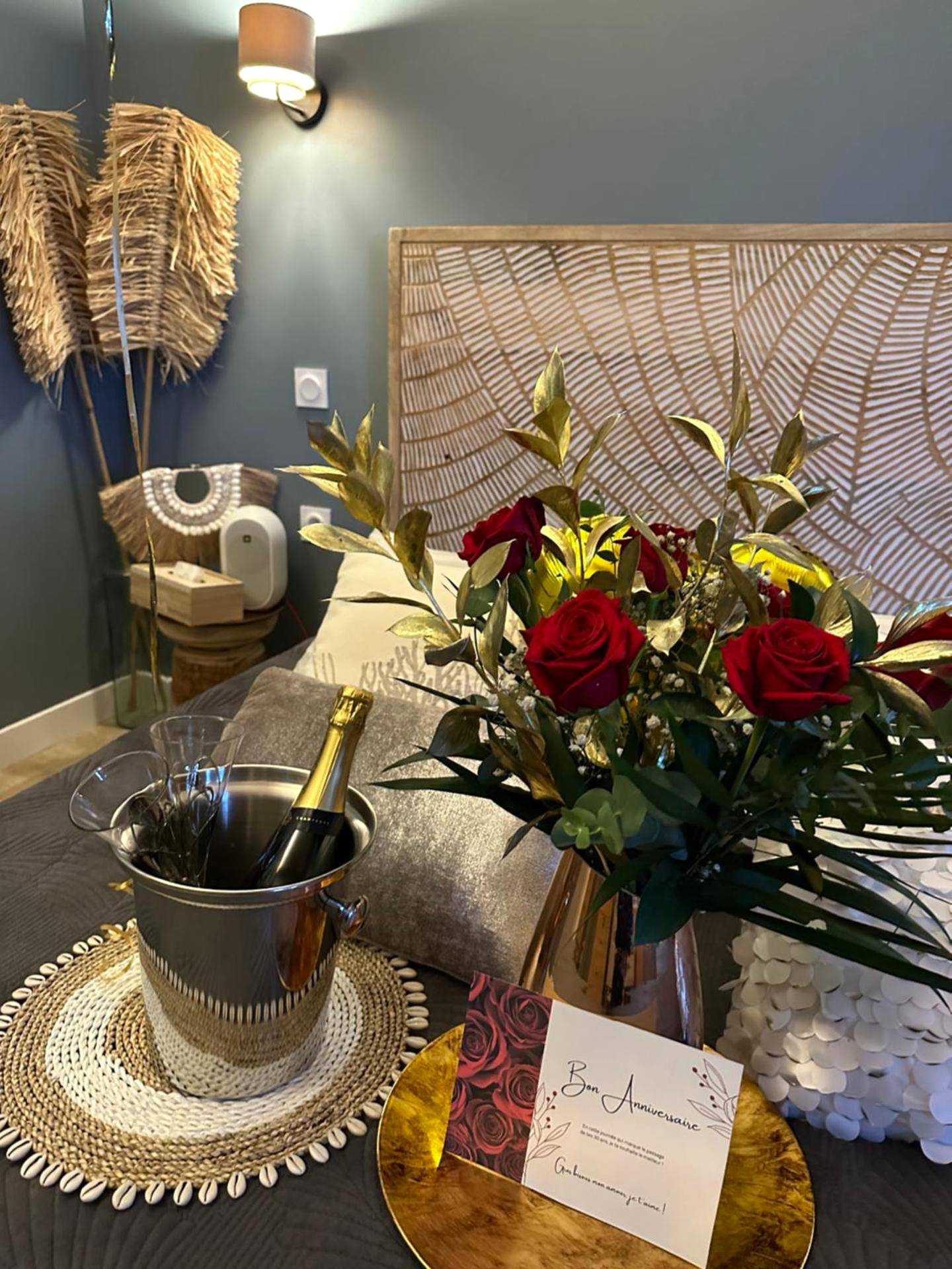 Photo du logement - Mas Hinaiti - Suite romantique avec Spa et écran géant de cinéma