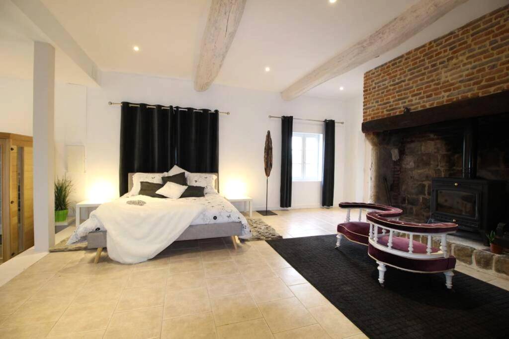 Vue du logement - Sauna et jacuzzi - Les mille et une nuits - 2km mer
