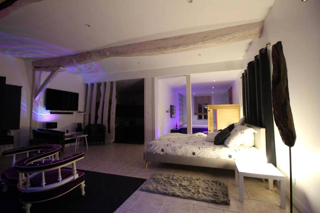 Vue du logement - Sauna et jacuzzi - Les mille et une nuits - 2km mer