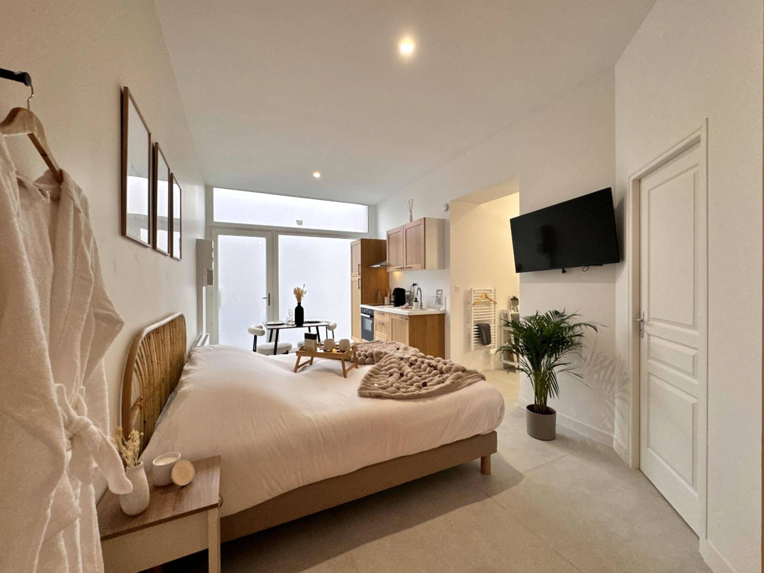 Vue du logement - Mon spa privé - Balnéo & Sauna - Le Mans insolite