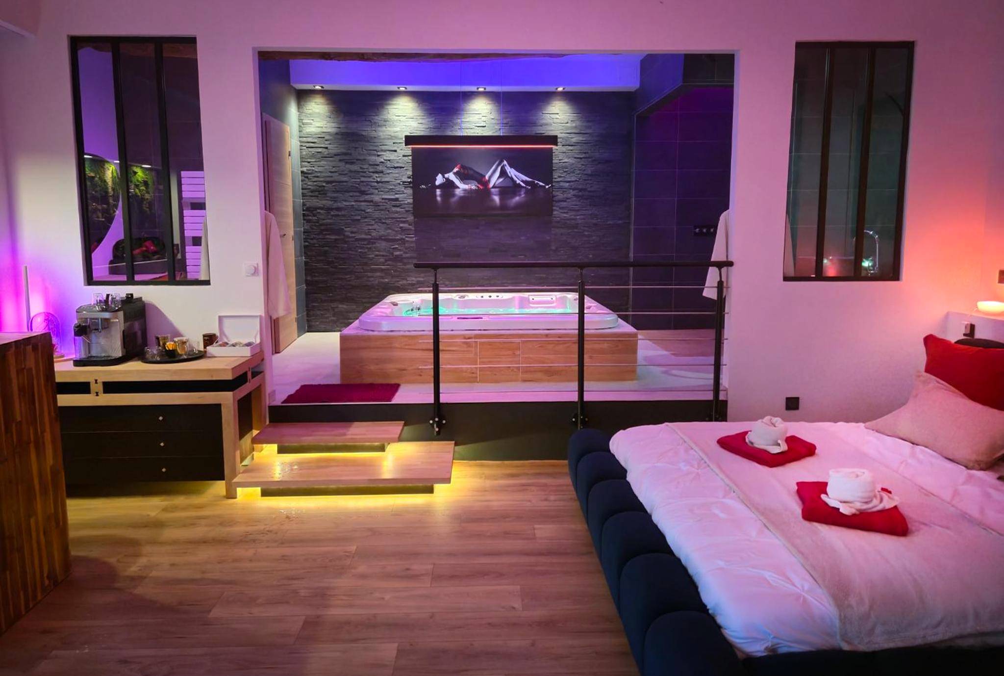 Vue principale - Love Room Tanis - Mont Evasion Spa