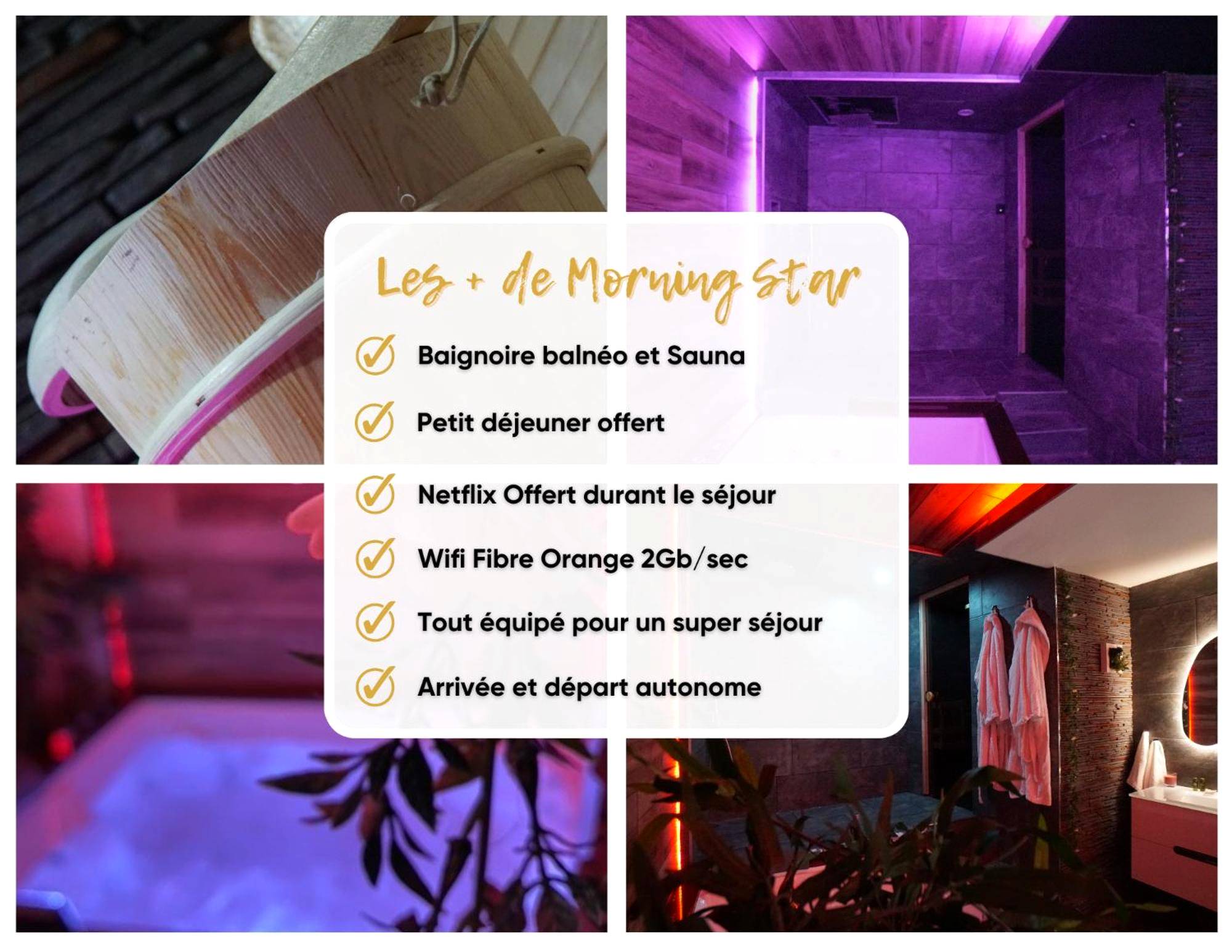 Détails des équipements et services du logement - Suite morning star