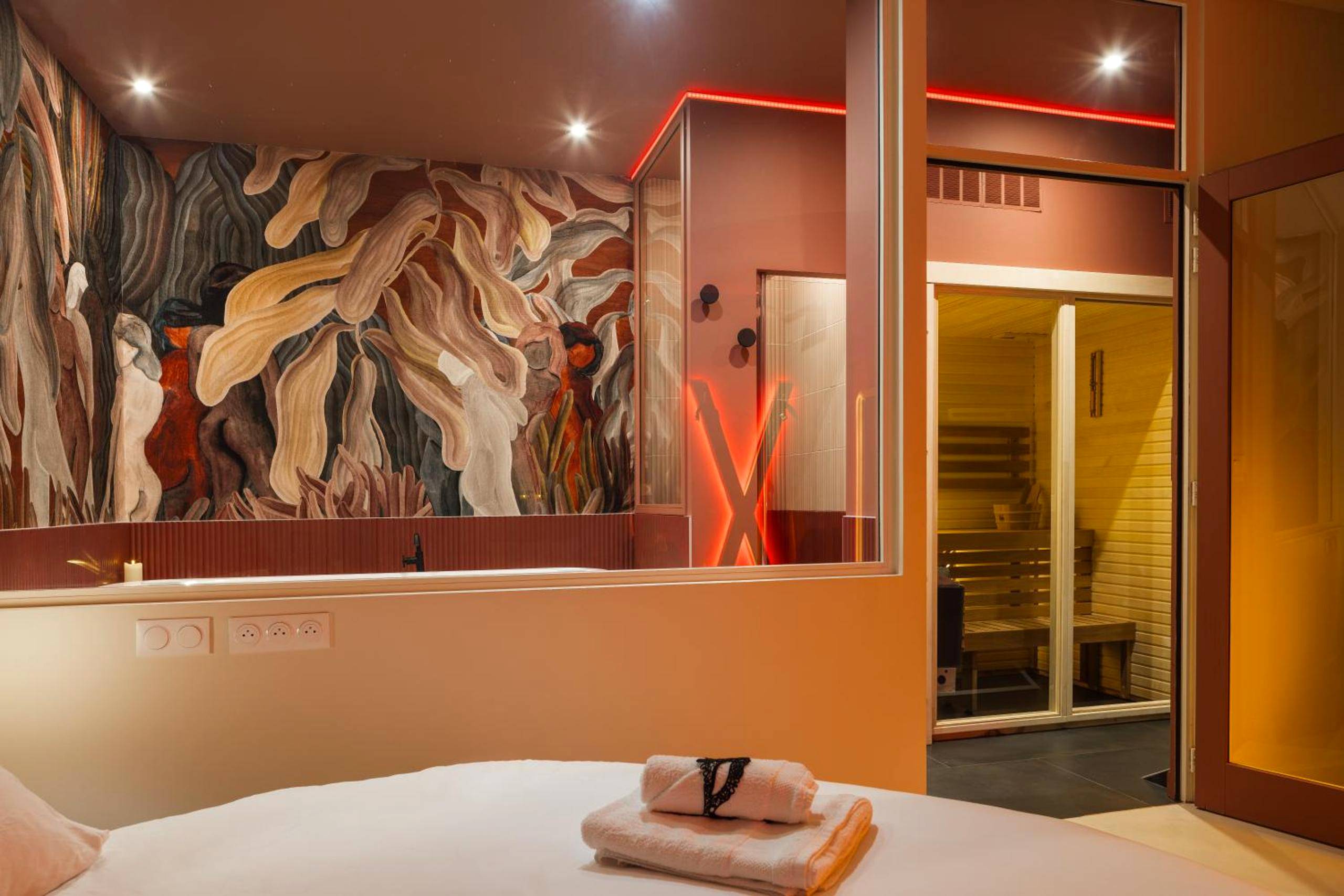 Espace bien - être avec sauna et lit king size - Mountain Love