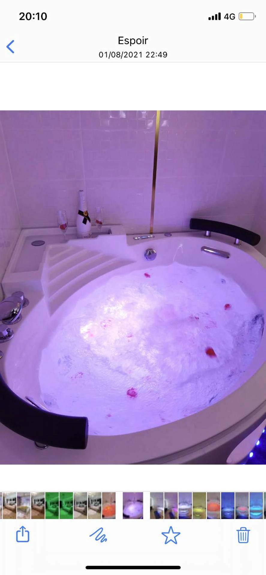 Photo du logement - Nid d'amour baignoire/jacuzzi - Nice