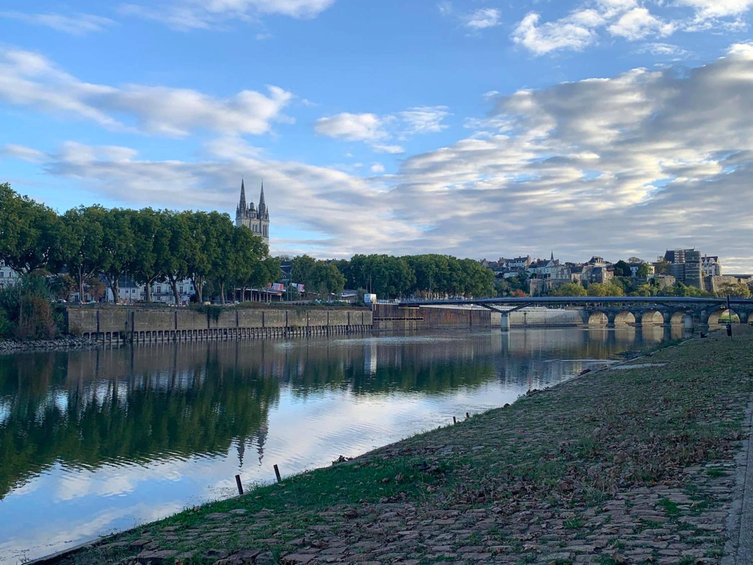 Vue sur la Maine et la cathédrale d'Angers - Appartement avec Jacuzzi Sauna & Home Cinéma - Nid d'Angers