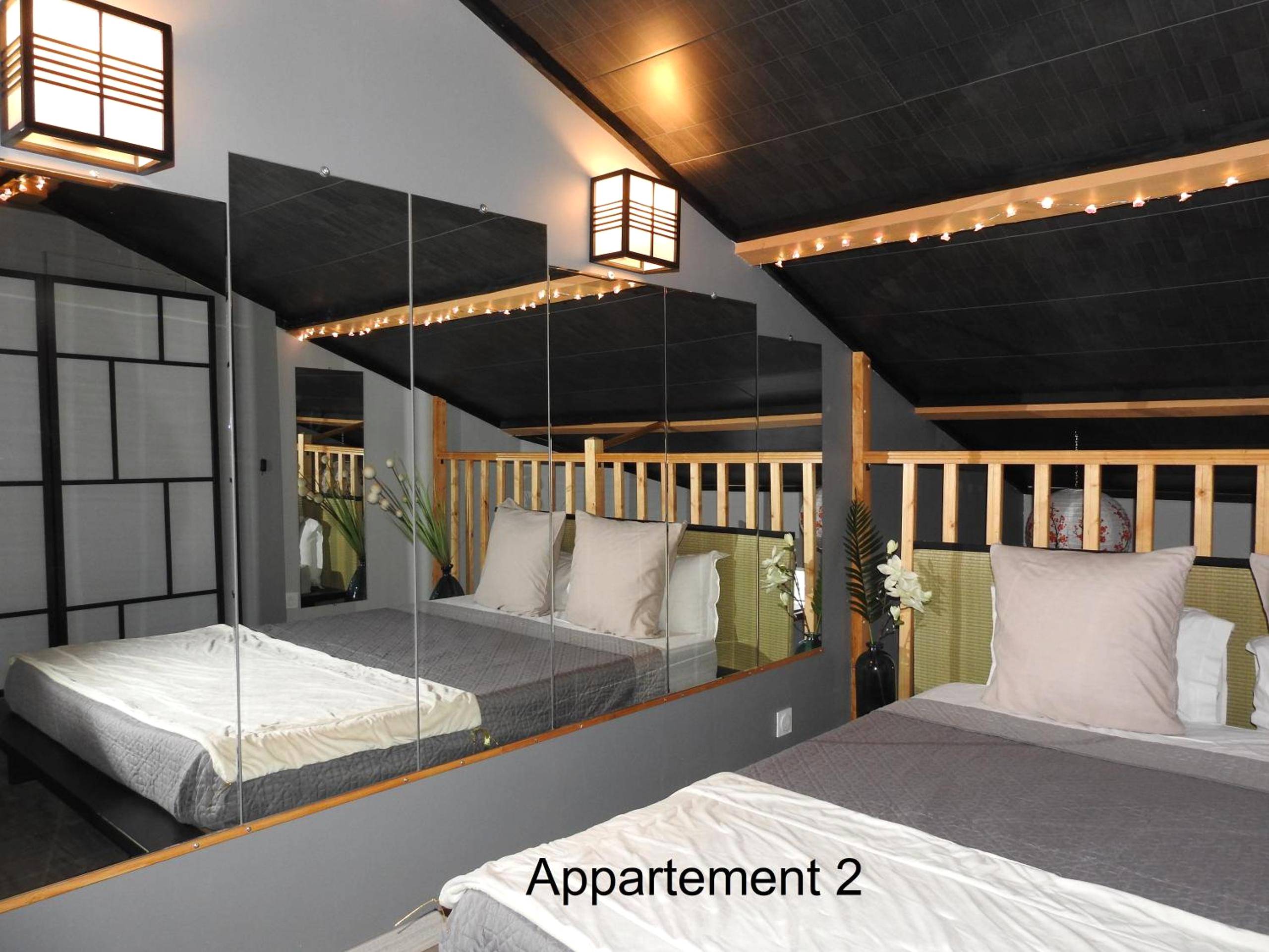 Vue du logement - Love room "Nuit Blanche" - spa