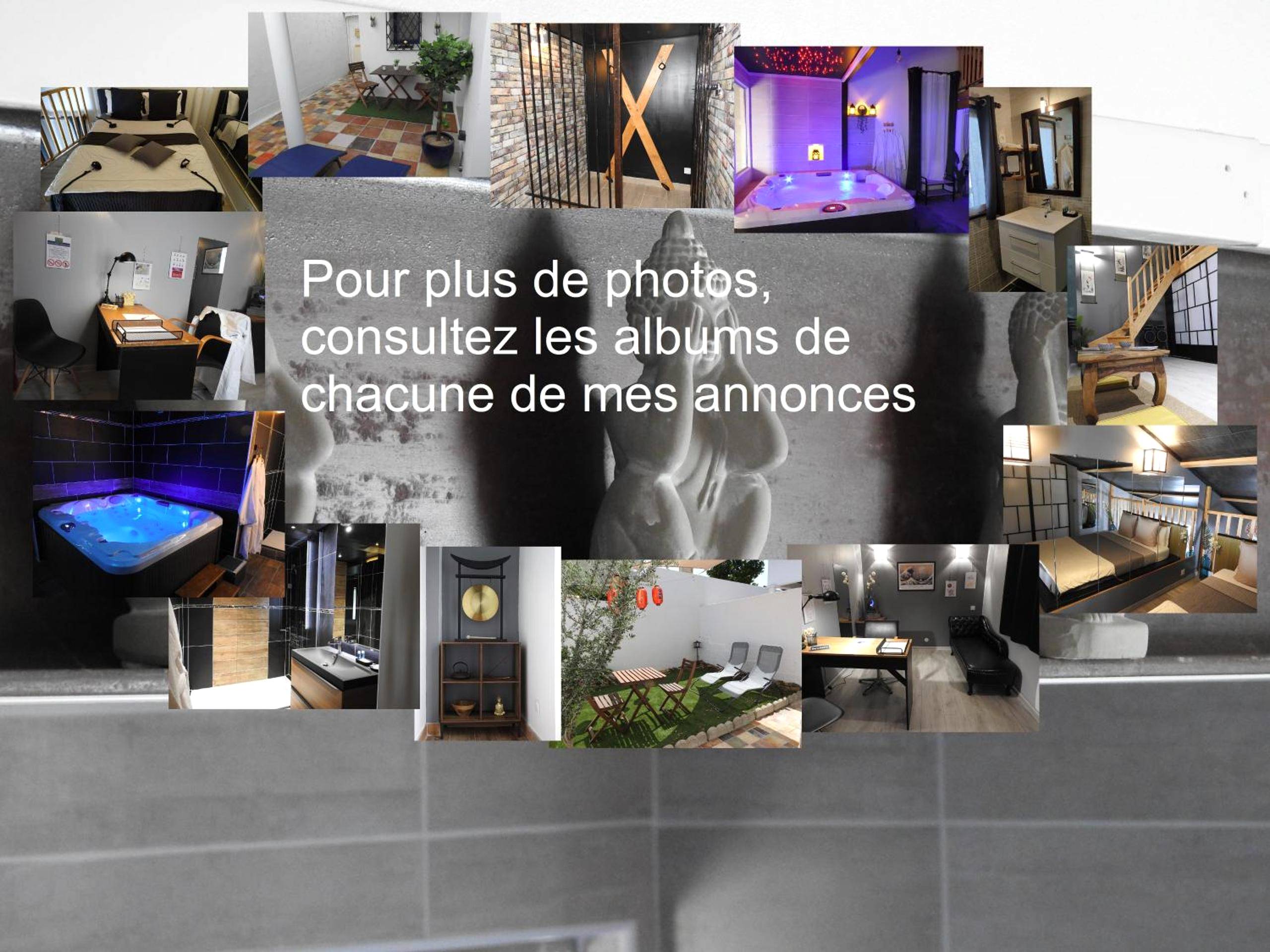 Photo du logement - Love room "Nuit Blanche" - spa