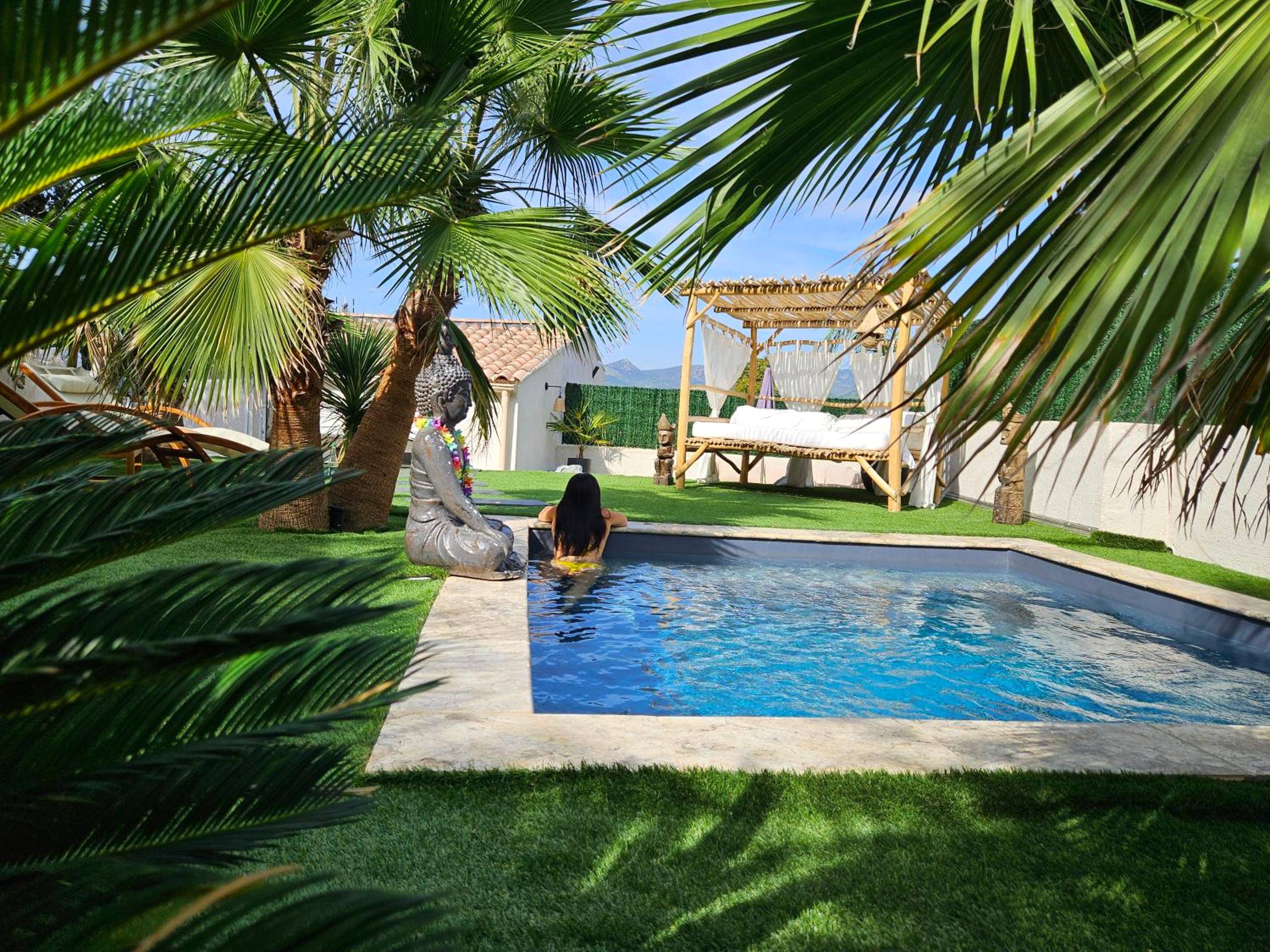 Photo du logement - Ô Balinais mini villa avec spa et piscine privative Marseille