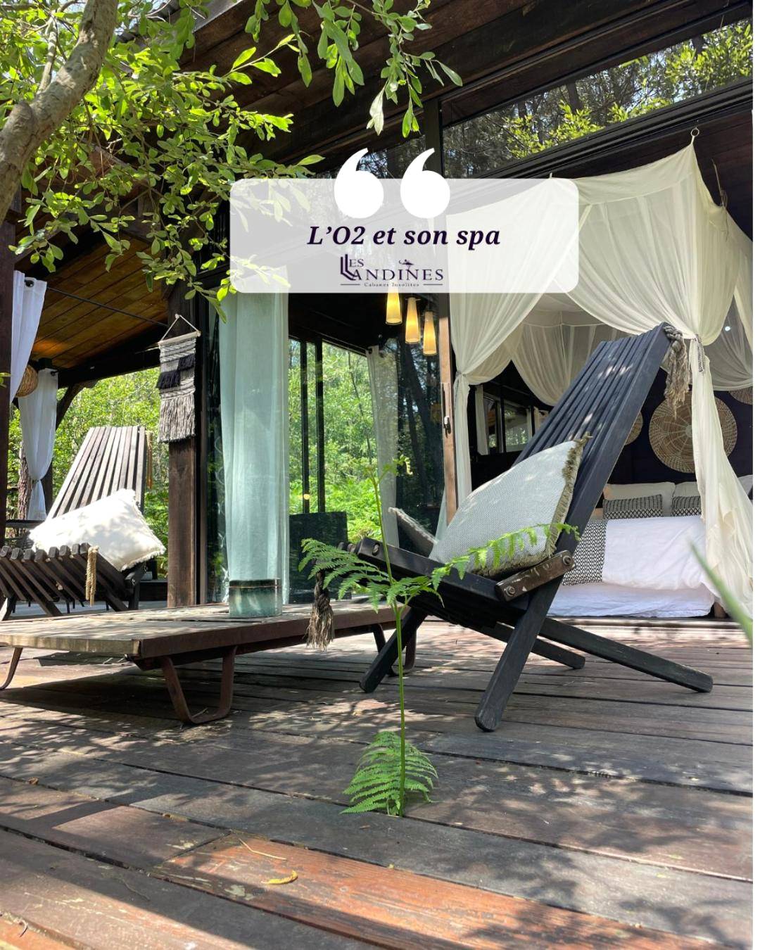 Vue principale - Love Room Origne - L'O2 et son Spa, cabane de verre et de bois