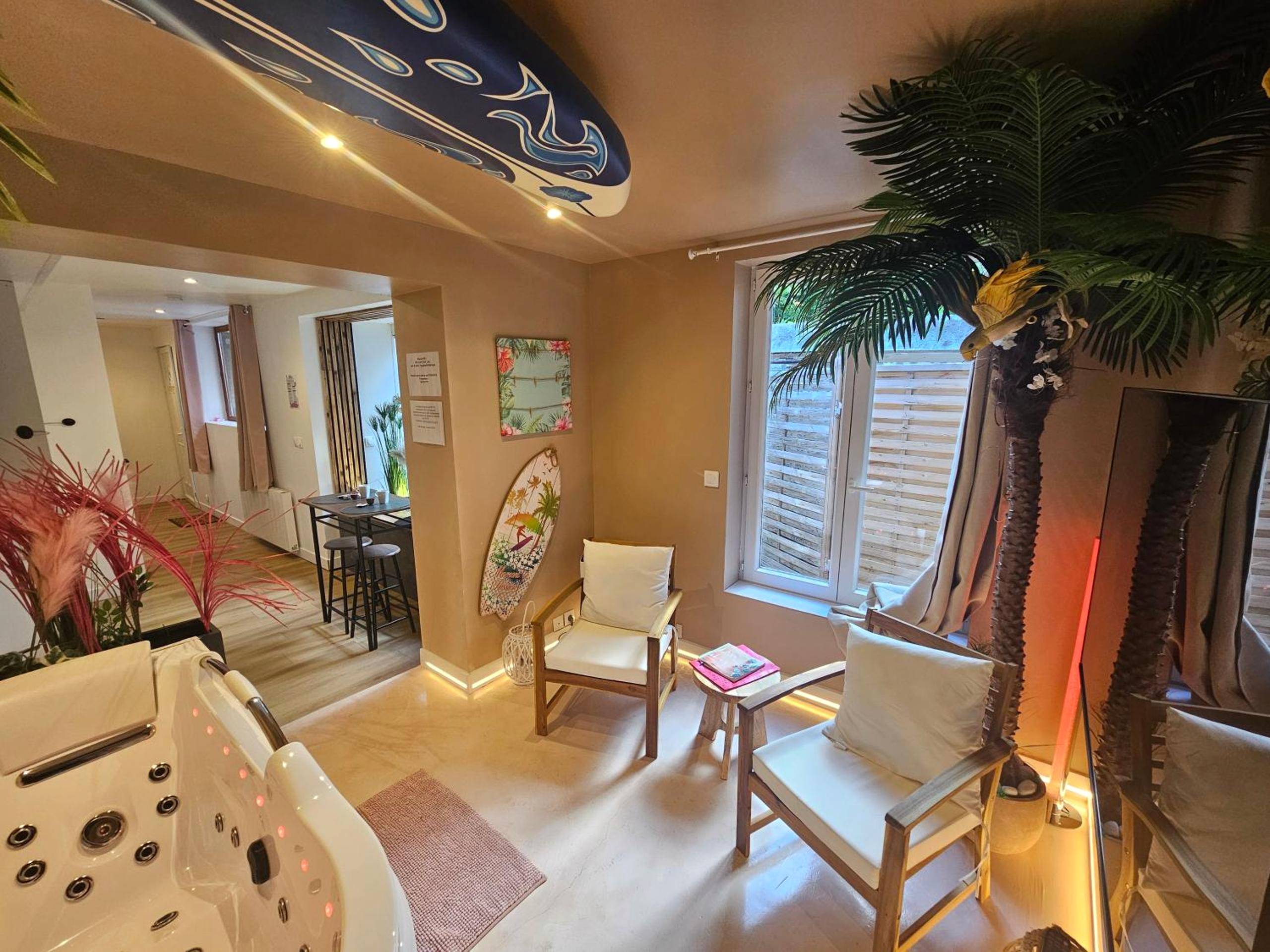 Photo du logement - L'Oasis Evasion de 60m2 avec SPA privatif et Design