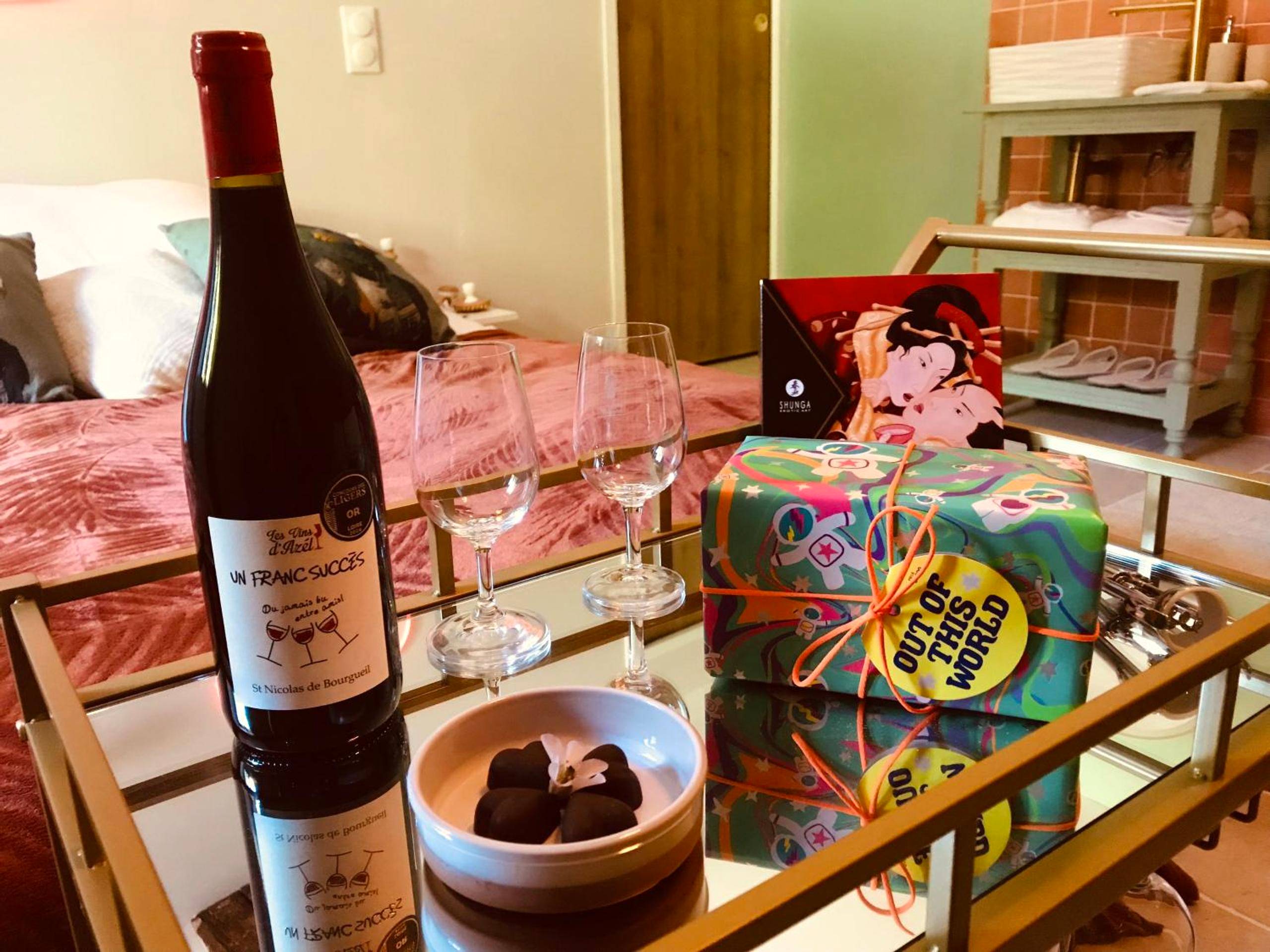 Photo du logement - Jacuzzi et Vue sur Loire - Maison d'hôtes L'Odyssée - Saumur