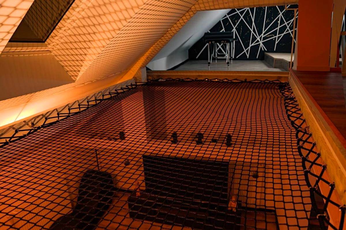 Filet de détente suspendu sous combles - ORoom Duple'X Coulommiers