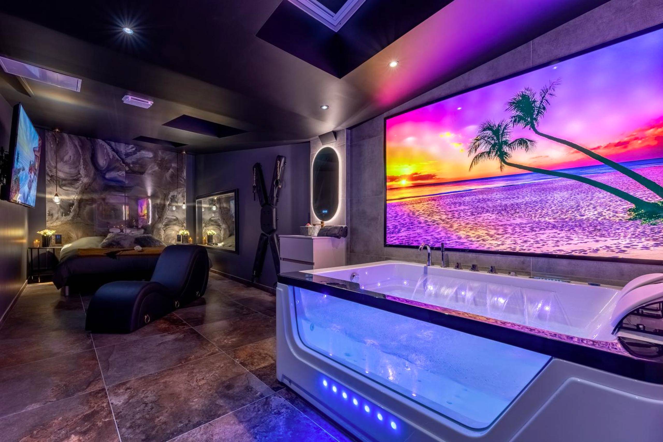 Vue du logement - Love Room Rouen - Oulala, amour, parking privé et vive la vie