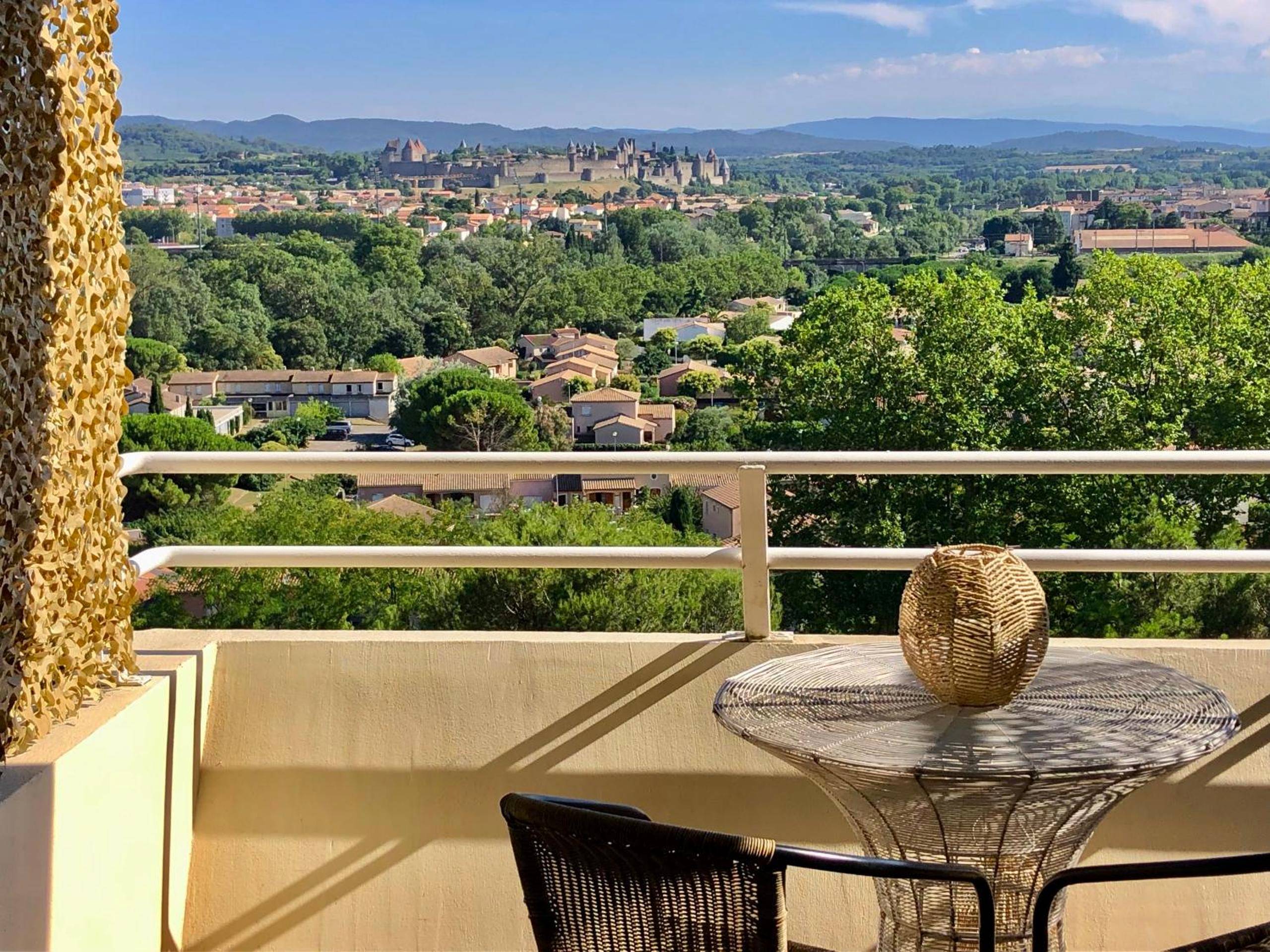 Terrasse privative avec vue panoramique - Panorama Suite & Spa
