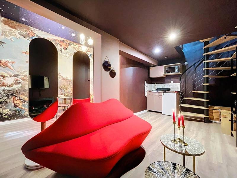 Vue du logement - Love Room Gradignan - Parenthèse Romantique - Love Room avec Jacuzzi