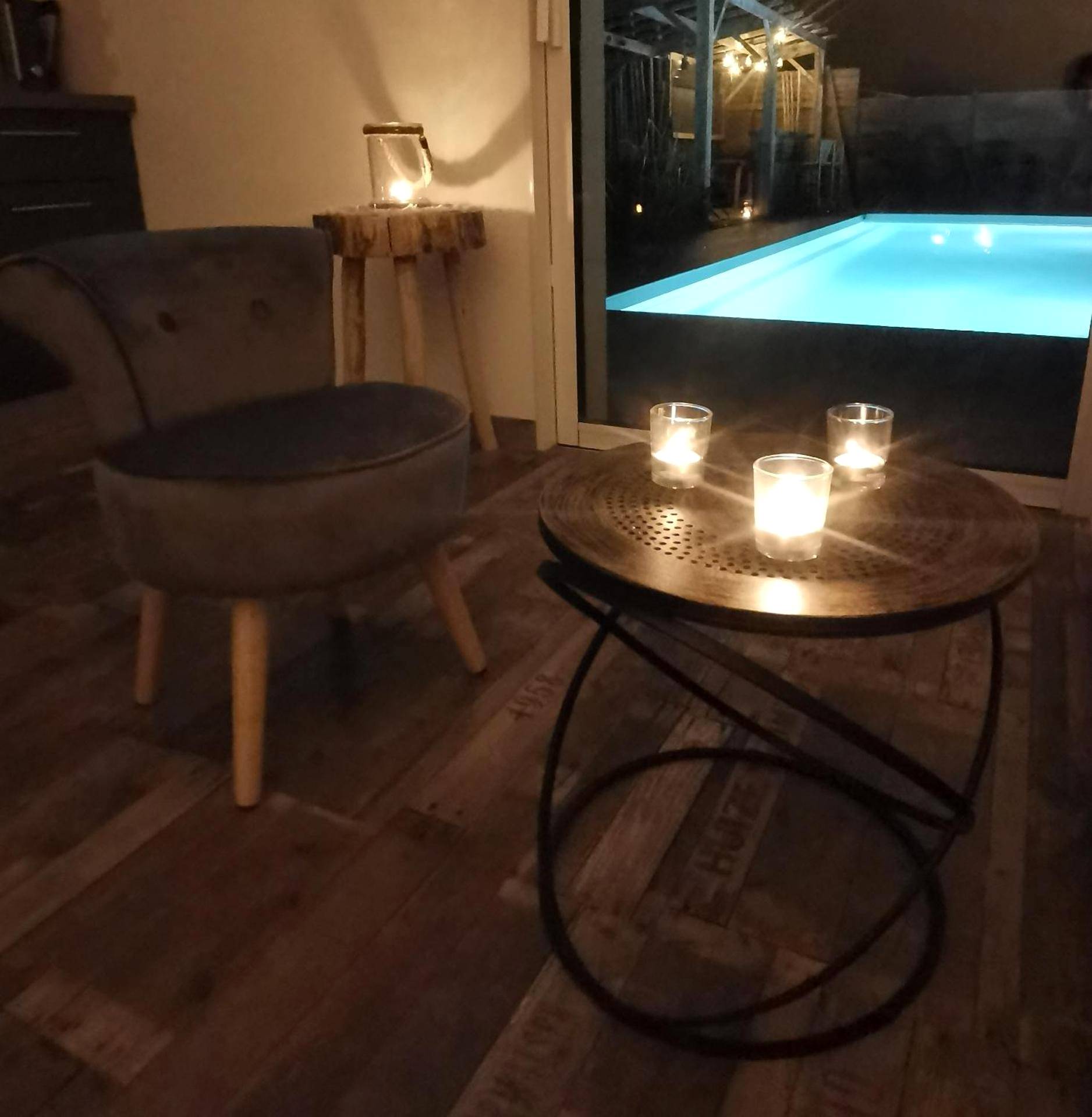 Photo du logement - Logement cosy avec piscine et jacuzzi privatifs - Saint - Nazaire