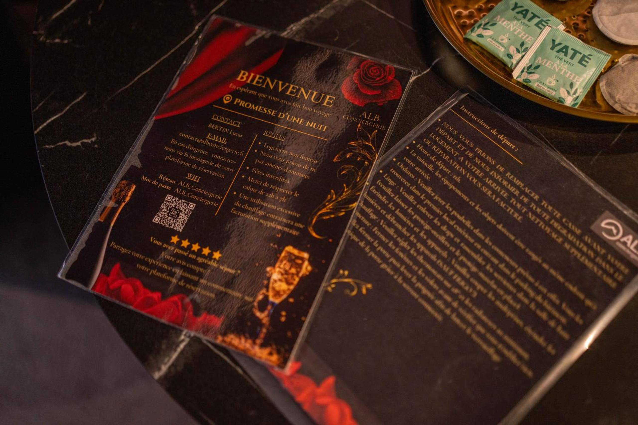 Photo du logement - Promesse d'une nuit avec Balnéo privative