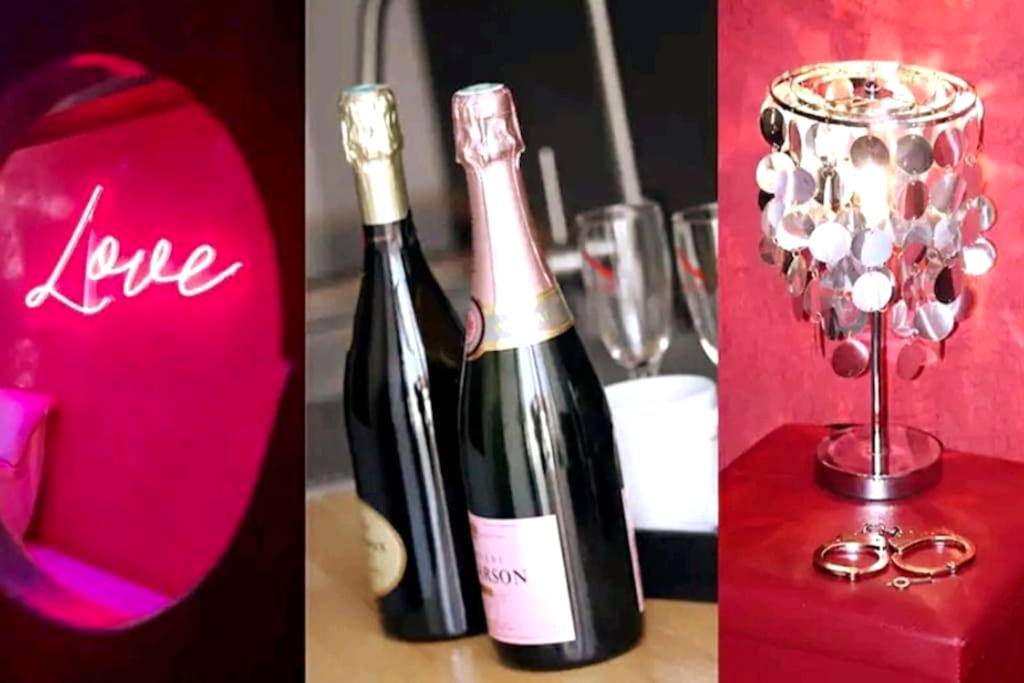 Photo du logement - Appartement balnéo et sauna privés The Red Room